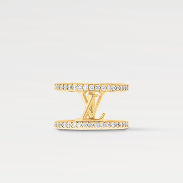 LOUIS VUITTON LV イニシャル シグネチャー アイコニック リング ゴールド パラジウム クリスタル XS S M L 120419987