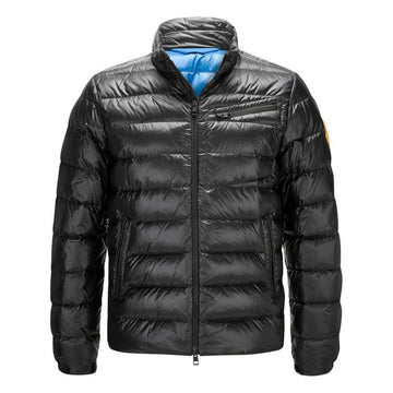 MONCLER AMALTEAS ロゴ パッチ パディング ジャケット ブルーブラック 1A001 39 M2640 997 120539013