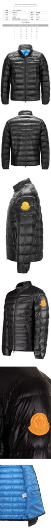Moncler 24FW AMALTEAS Logo Patch Padded Jacket Blue Black M2640 997 120539013 [P]