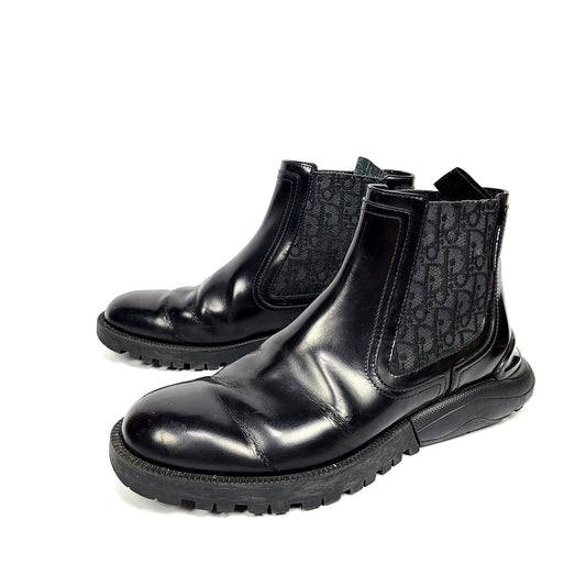 DIOR オブリーク コンバット チェルシーブーツ 40 120550813