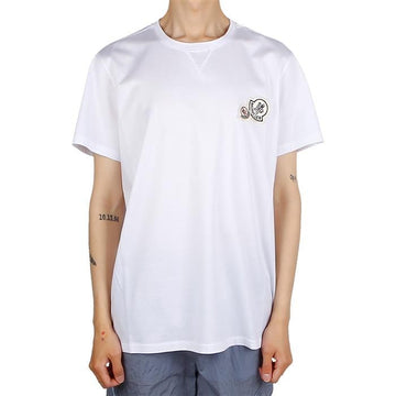 Moncler Logo Patch Short Sleeve T-Shirt 8C00058 8390Y 001 77332025