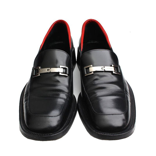 Gucci Red Trim Black Loafer 36.5 C 120626475