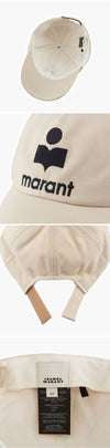 ISABEL MARANT TYRON Logo Stickerei Baseballcap A3C01J ECBK 144702022 [P]