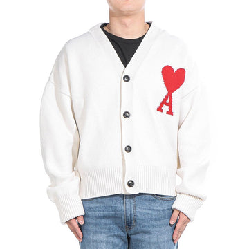 AMI 24FW Big Heart Logo Cardigan 120687260