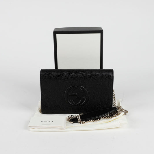 GUCCI 598211 インターロッキング ソーホー チェーン ショルダー クロスボディ バッグ 120539105