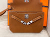 Hermes Gold Kelly Depeche 25 Outstitch Silver 120703590 [P]