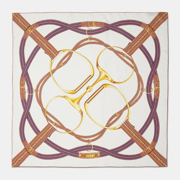 GUCCI Horseshoe-Print-Seiden-Tuch 767130 3G009 9077 120704573