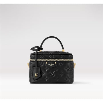 LOUIS VUITTON Vanity PM Schultertasche Handtasche Schwarz M25123 77906431