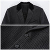 Celine Striped Chesterfield Wool Coat 10AH 120813478 [P]