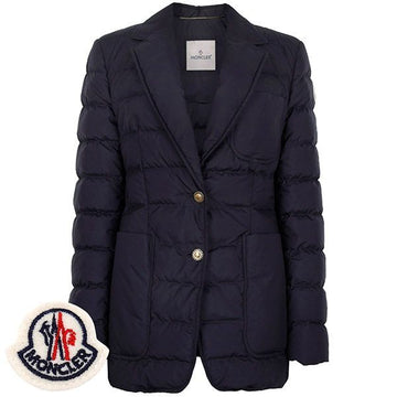 Moncler Navy Panure Blazer Goose Down Jacket PANURE 778 120816646