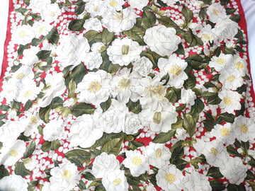 CHANEL Blumenmuster Schal 120819806