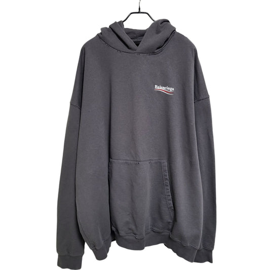 BALENCIAGA ウェーブロゴヴィンテージオーバーフィットフーディー 1644 120839814
