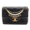 CHANEL Perlen-Logo dekorierte Ketten-Umhängetasche (AS4986) L391696 120975897 [P]