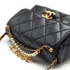 CHANEL Perlen-Logo dekorierte Ketten-Umhängetasche (AS4986) L391696 120975897 [P]