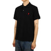 AMI Heart Logo Short Sleeve Polo Shirt 97370178 [P]