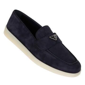 Prada Triangle Logo Suede Loafers F0008 2DG124 103 114291741