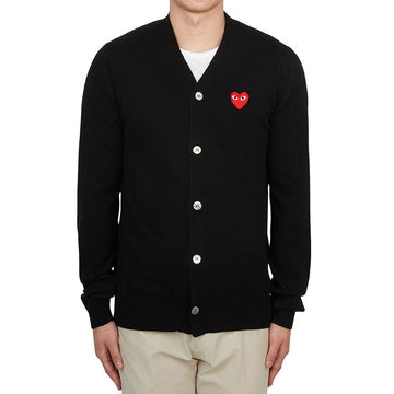 COMME DES GARCONS Cardigan mit rotem Aufnäher AX N008 051 1 (Unisex) 111226047