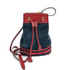 Gucci Web Stripe Suede Bucket Bag 121048757 [P]