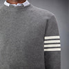 Thom Browne Merino Wool Two-in-One Half 4-Bar Pullover 24FW MKA517B Y1018 035 114728204 [P]