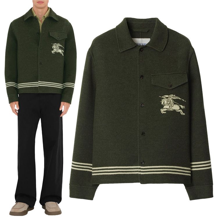 Burberry EKD ウール オーバーシャツ