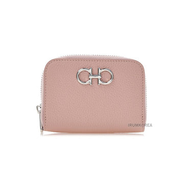 Salvatore Ferragamo 22 0406 ROSE 0775051 FW24 Women's Gancini Card Holder 121052129