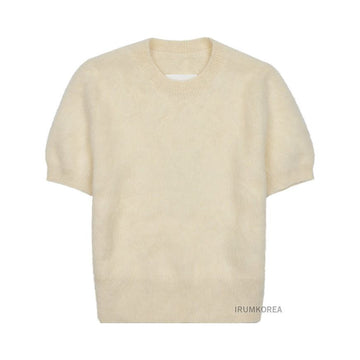 MAISON MARGIELA S29HL0003 S18269 150 Damen Angora Kurzarm-Strick 121052202