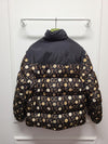 GUCCI ブラックスコットプリンティングダウンパディングジャケット 121055359 [P]
