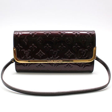 LOUIS VUITTON Monogram Vernis Amarante Rosmore MM Clutch Schultertasche M91549 121055854