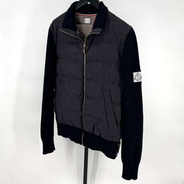 MONCLER モンクレール ガンマブルー トリコット ニットパディング ジャケット 121139115