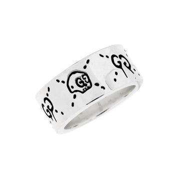 GUCCI GHOST Silber Totenkopf Ring (455318) 30598532