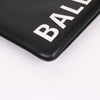 BALENCIAGA ブラックロゴストラップラージクラッチバッグ 121172527 [P]