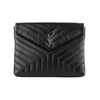 SAINT LAURENT マトラッセ フラップ ルル クラッチ シルバー 483236/33972Y 121183980 [P]