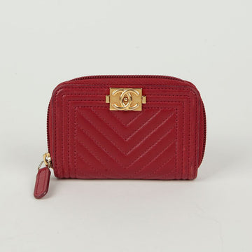 CHANEL Boy Zip-Kartenetui A80602 121053328