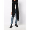 Ganni Logo Fringe Scarf Muffler A3905 58904683 [P]
