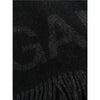 Ganni Logo Fringe Scarf Muffler A3905 58904683 [P]
