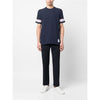 Thom Browne MJS204A / Stripe Texture Cotton Short Sleeve T-Shirt 48948880 [P]