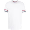 Thom Browne Textured Cotton RWB Three-Line Short Sleeve T-Shirt MJS204A 48446150 [P]