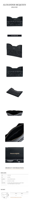 ALEXANDER MCQUEEN ジッパークラッチバッグ 731175-1BLEL-1000 56711751 [P]