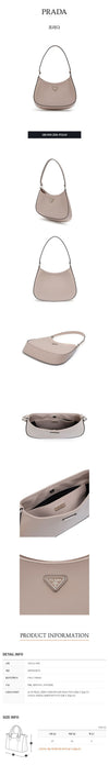 PRADA Cleo gebürstete Leder Schultertasche 63436311 [P]