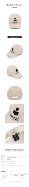 Isabel Marant TYRON Logo Cap 23ACQ001XFB-A3C13A-90BE 63658171 [P]