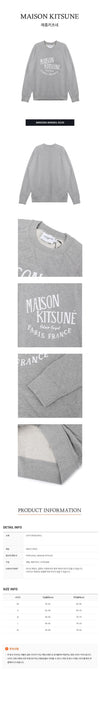 MAISON KITSUNE クラシック ミニマム トレーナー AM00300-KM0001-H150 68493913 [P]
