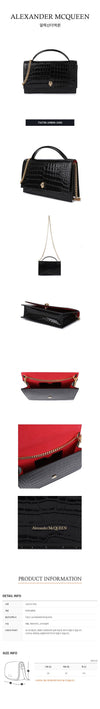 ALEXANDER MCQUEEN トップハンドルスカルバッグ 75849105 [P]