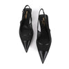 SAINT LAURENT 女性メッシュスリングバックヒール 98083488 [P]