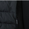Moncler Matte Black Men's Hooded Mixed Padding Wool Zip-Up Jacket 9B00010 M1122 999 121295049 [P]