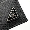 Prada Triangle Logo Saffiano Card Holder Wallet 41426450 [P]