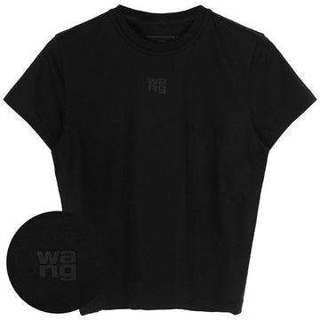 ALEXANDER WANG Schwarzes Shrunk T-Shirt 4CC3241521 001 121310398