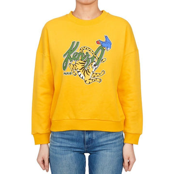 KENZO Kinder Blaue Dschungel Fleece Sweatshirt 56A 14A (erwachsenen passend) 14A 121311745