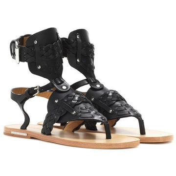 ISABEL MARANT レザーサンダル ブラック SD0151 17P024S 01BK 157029437