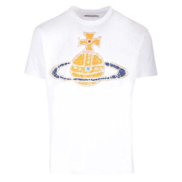 Vivienne Westwood Vintage Logo Printed T-Shirt White 158815102 [P]