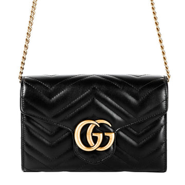 Gucci GG Marmont Mini Chain Crossbody Bag 24FW 121370214